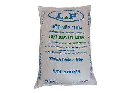 Bột nếp chín nhãn xanh dương