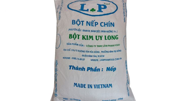 Bột nếp chín nhãn xanh dương